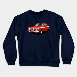 Mk 1 Ford Escort Mexico in red Crewneck Sweatshirt